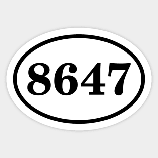 8647 Sticker
